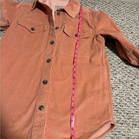Everlane The Corduroy Oversized Shirt Jacket Shacket Blush Pink- Size XS - Picture 9 of 12